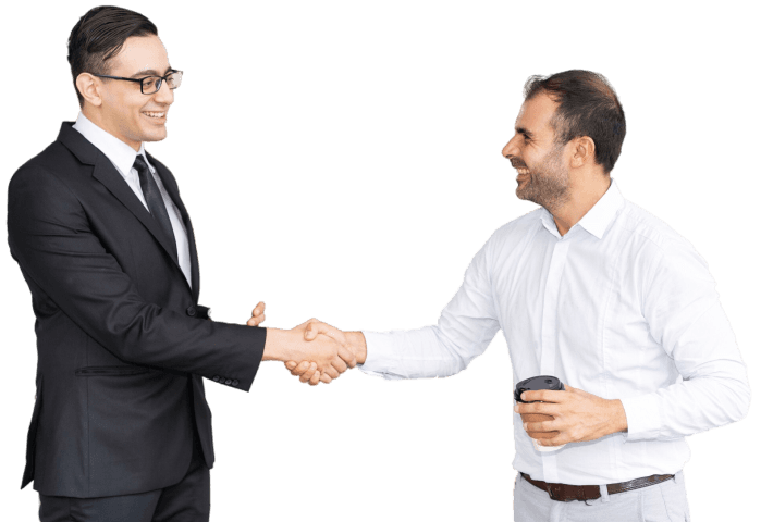 Employer and employee discussing visa options