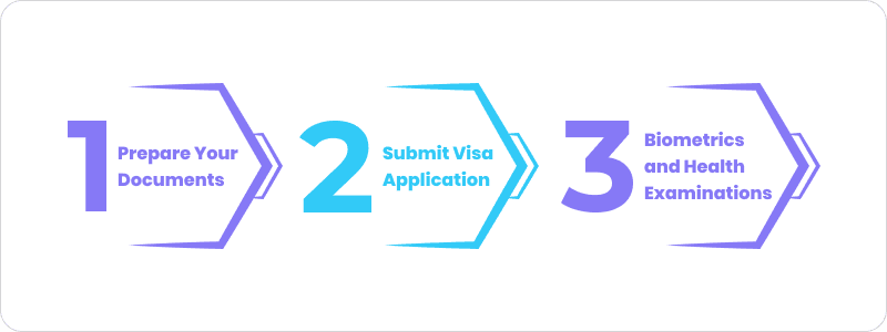 Step-by-step student visa application process