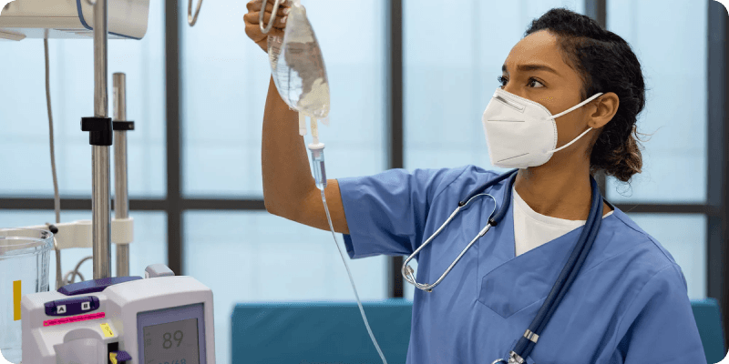 Nurse making difference